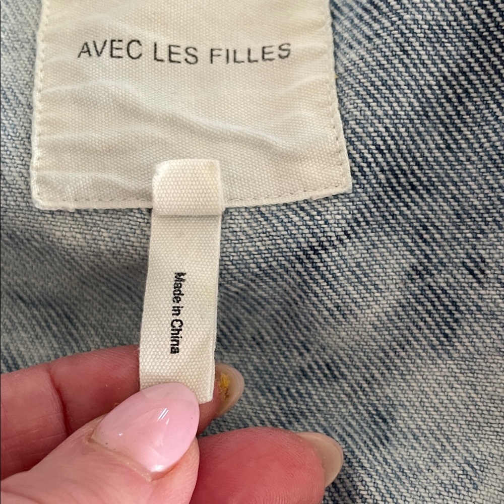 Avec Les Filles Tie-Dye Denim Jacket #156 - Picture 11 of 13